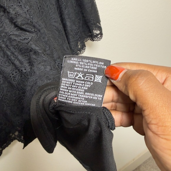 Killstar Women Shes Stardust Lace‎ Mini Dress Small Black Goth Grunge Witchy - Picture 9 of 13